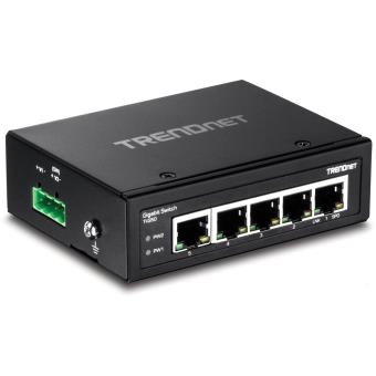 Trendnet TI-G50 switch - Switch de red (IEEE 802.3u, IEEE 802.3x, IEEE 802.3, IEEE 802.3ab, Gigabit Ethernet (10/100/1000), -40 - 75 °C, 1000BASE-T, 100BASE-TX, 10BASE-T, IP30, Metal) - 1