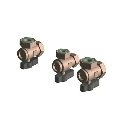 Ariston Kit De 3 Grifros Para Calderas Entrada De Agua Fria Ida Y Retorno De Calefacción