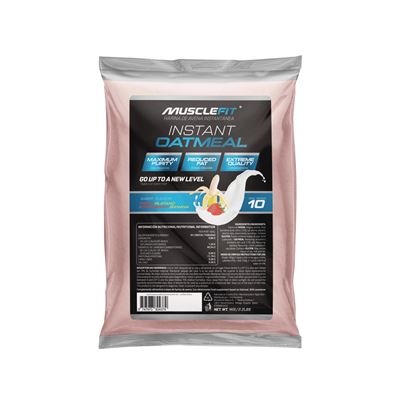Harina De Avena 1 Kg - Musclefit Oatmeal Bajo En Grasas Calidad Avena Musclecult Fresa Y Plátano