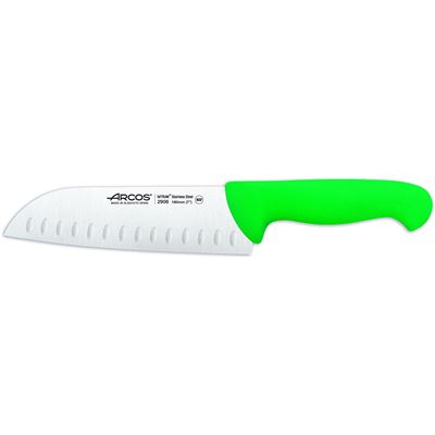 Cuchillo Santoku Arcos 2900 Verde Hoja 180 Mm