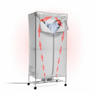 Secadora Eléctrica Portátil De 2 Alturas Innovagoods Ig825812 Gris