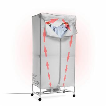 Secadora Eléctrica Portátil de 2 Alturas InnovaGoods IG825812 Gris - 1