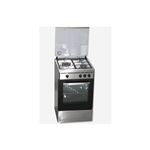 Cocina de gas Rommer VCH-356-X BUT Horno 50L 3 Fuegos 50cm Inox