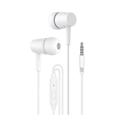 Cool Bear Stereo Auriculares 3,5 mm con Micrófono Blancos - Imagen 2