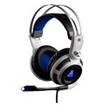 Bluestork Korp200 Binaurale Diadema Negro, Color Blanco Auricular con Micrófono