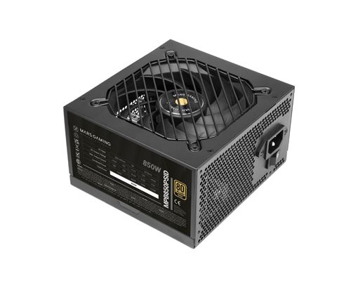 Mars Gaming Negro Fuente De Alimentación Pc Mpb850psid 850W 80Plus Gold Atx 3.1 Dc-Dc Smd