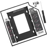 Adaptador de disco óptico ODD CD DVD a disco duro BeMatik SATA 2.5"" para ordenador portátil 9.5mm