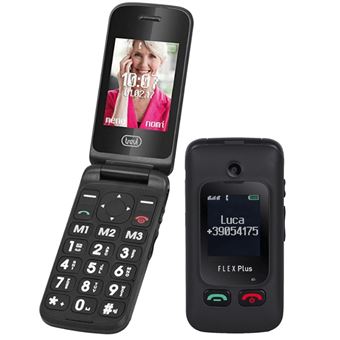 Teléfono de bolsillo para personas mayores Trevi Flex plus 55 negro - 1