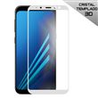 Cristal Templado Cool para Samsung A530 Galaxy A8, 2018, FULL 3D Blanco