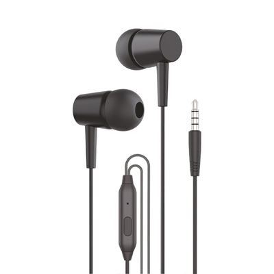 Auriculares 3,5 Mm Cool Bear Stereo Con Micro Negro