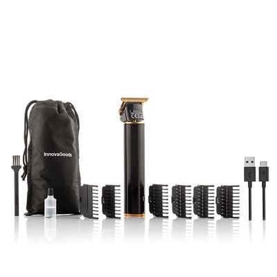Cortapelos Profesional Recargable Con Accesorios Innovagoods Negro