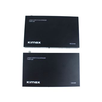 Extensor HDMI KIMEX Versión 2.0 KVM sobre IP, FULL HD, Longitud 120m - 1
