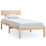 Estructura de cama vidaXL madera maciza de pino individual 90x190cm 11,6Kg