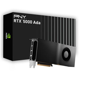 Tarjeta gráfica PNY NVIDIA RTX 5000 Ada Generation 32 GB GDDR6 PCI Express 4.0 Dual Slot 4X DisplayPort, 8K Support, Ventilador Activo Ultra silencioso - 1