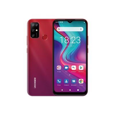 Smartphone Doogee X96 Pro 6.52'' 4GB RAM 5400mAh Bluetooth 5.0 Android 11.0 Funda + Película protectora Rojo