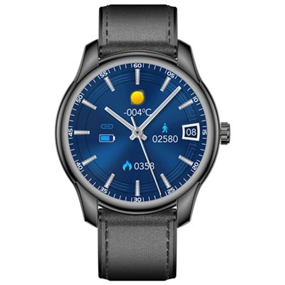Smartwatch W9 1.3"" Frecuencia Cardiaca La Tensión Arterial Sueño Azul
