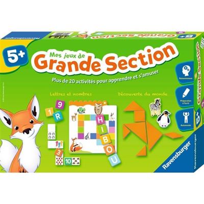 Juego Ravensburguer Mes jeux de grande section niño educativos 230 mm 340 60 caja 4