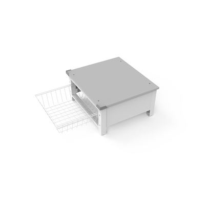 Base Para Lavadora O Secadora Con Cesta Extraíble Base Space Basket - Meliconi