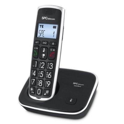 Spc Kaiser Teléfono Inalámbrico Para Mayores Con Teclas Grandes, Volumen Alto Y Manos Libres