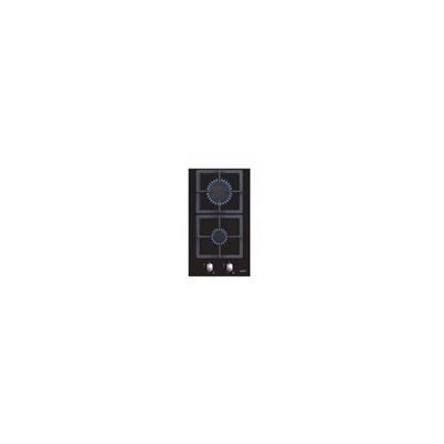 Placa Cata Sci 3002 Bk 2 Fuegos Gas Natural 30cm Negro