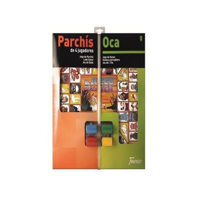Tablero Grande Parchis 4 / Oca + Accesorios