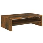 Mueble de TV vidaXL madera contrachapada roble ahumado 42x24x13cm