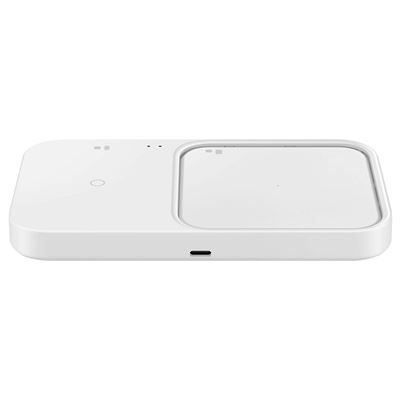 Cargador Inalámbrico 15W Carga Rápida Duo Original Samsung Ep-P5400 Blanco