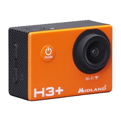 Midland Videocámara H3 Plus, Full Hd Wi-Fi. Pantalla 2