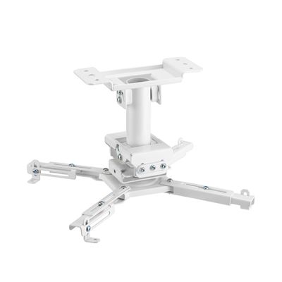 Soporte De Techo Para Proyectores, Altura 25cm, Blanco
