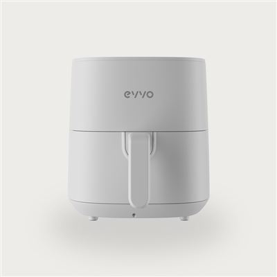 EVVO Freidora de aire sin aceite de 6L, 1700W, Antiadherente,Tecnología Dual, Hornea, Descongela,  Apagado Automático