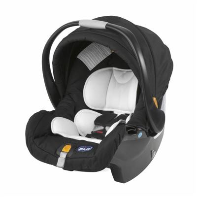 Chicco Key Fit silla de coche grupo 0+ con reductor para los primeros meses color negro night