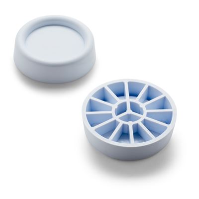 Bases Antivibración Para Lavadora Y Secadora 4 Unidades Color Blanco - Meliconi