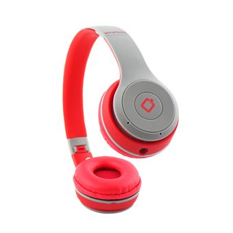 Auriculares Wireless Innova Sound Time Rojo/Gris - 1