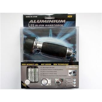 LED Linterna de Alu con tres LED blancas