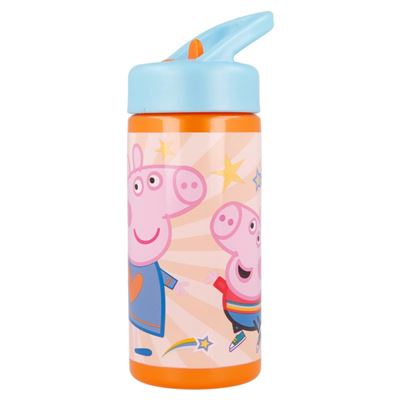 Botella Cantimplora Pajita Peppa Pig 410ml