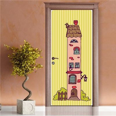 Pegatina Homemania House Multicolor 90 x 210 cm