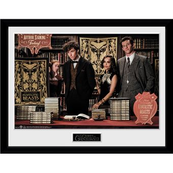 Animales Fantásticos: Los crímenes de Grindelwald - Fotografía enmarcada Animales Fantásticos: Los crímenes de Grindelwald Book Signing 30x40 cm - 1