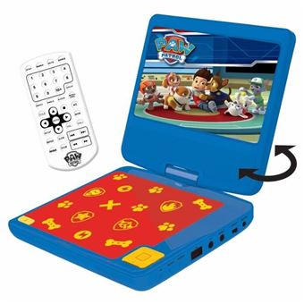 LEXIBOOK - PAT PATROILLE Reproductor de DVD portátil para niños con puerto USB - Reproductor portátil de DVD - Los mejores precios | Fnac
