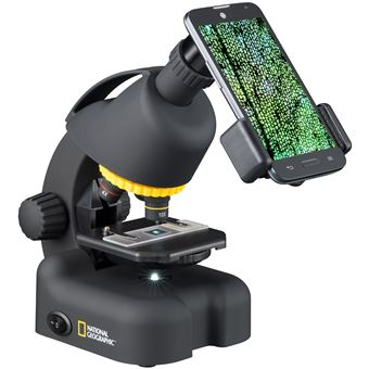 Microscopio para niños 40-640x con soporte para Smartphone y