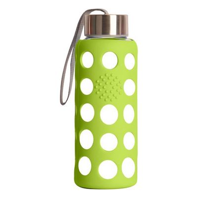 Botella Irisana Bbo6 Vidrio De Borosilicato 300 Ml Verde