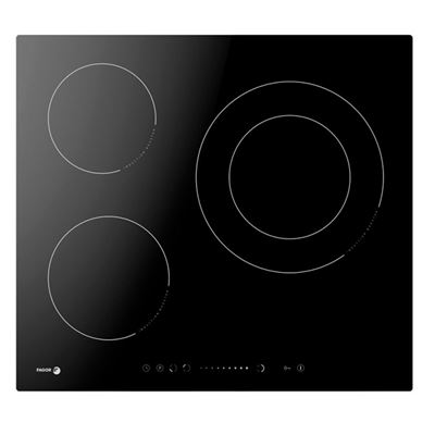 Placa De Inducción Fagor 3if-305bc 3 Zonas Z28cm Negro