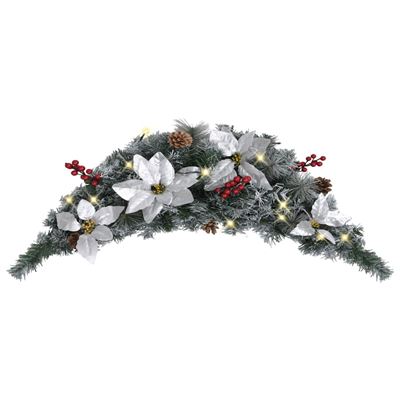 Arco de Navidad con luces vidaXL LED verde 0,7 kg 90 cm PVC