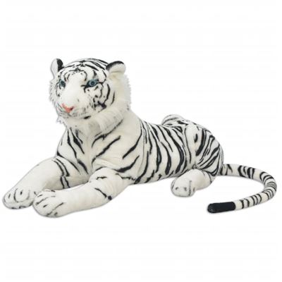 Tigre De Peluche Blanco Xxl Vidaxl