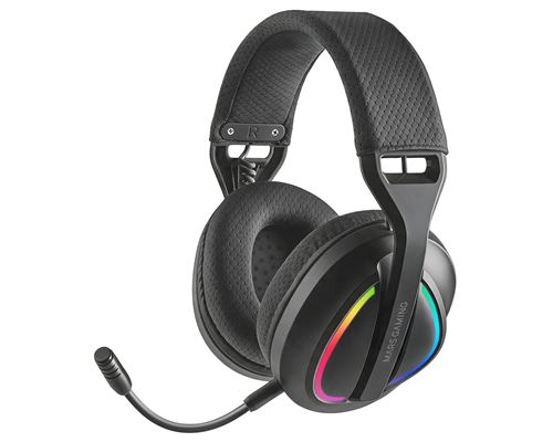 Mars Gaming Negro Auriculares Inalámbricos Mhw-Quasar Tri-Mode 40H Argb