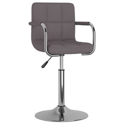 Vidaxl Gris Silla De Comedor Tela Taupé