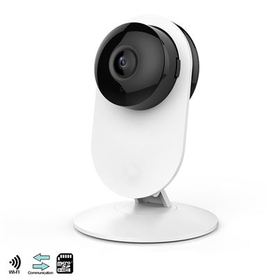 Cámara Ip Dam Con Wifi Y Audio De 2 Vías, Para Interior Y Exterior Blanco