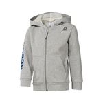 Sudadera con Capucha Niño Reebok B Elem Fz Hdy Gris Talla M