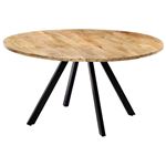 Mesa de comedor vidaXL 150x73 cm madera maciza de