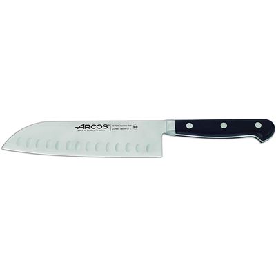 Cuchillo Santoku Arcos Opera Negro Hoja 180 Mm