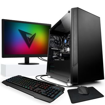 Gaming PC Vibox - FX 8300, Nvidia GeForce RTX 2060, 16 Gb RAM, 1TB HDD-SSD, 22" HD Écran, Windows 10